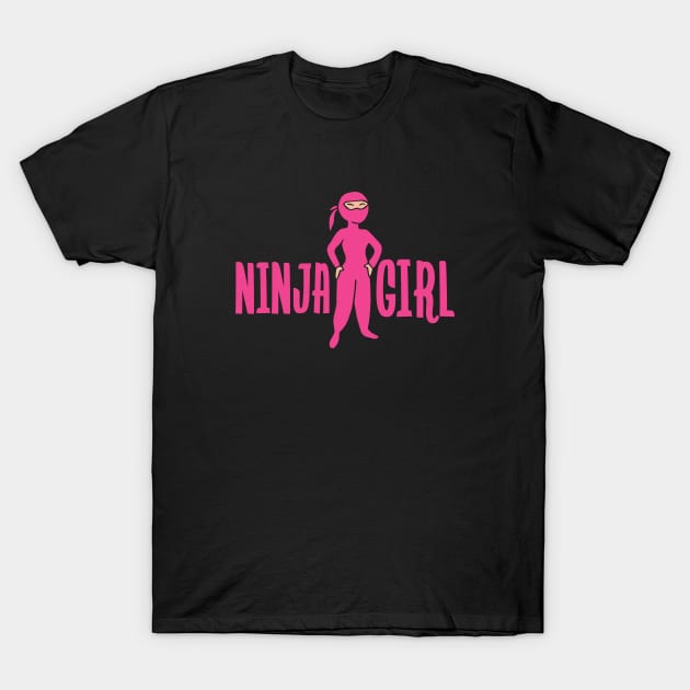 Ninja Girl T-Shirt by bubbsnugg